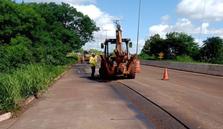 Trecho Da Rodovia Ms Pavimentado Para Reparar Estragos Das