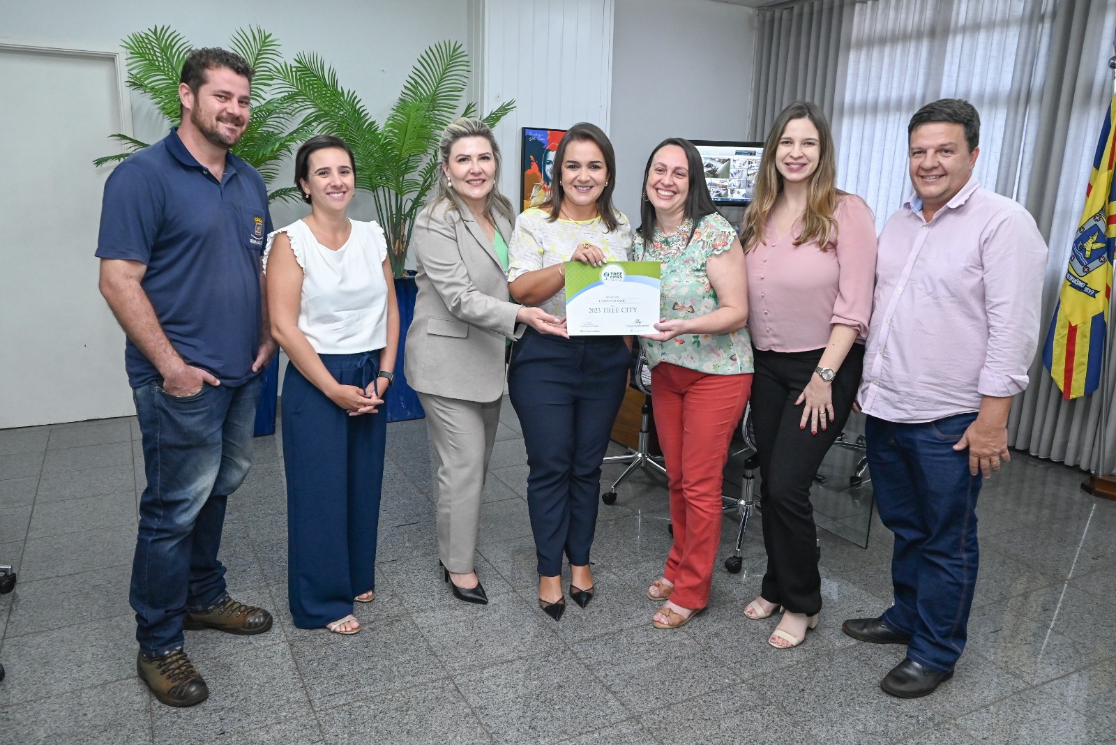 Prefeita Adriane Lopes Celebra Quinto Ano De Campo Grande Como Tree