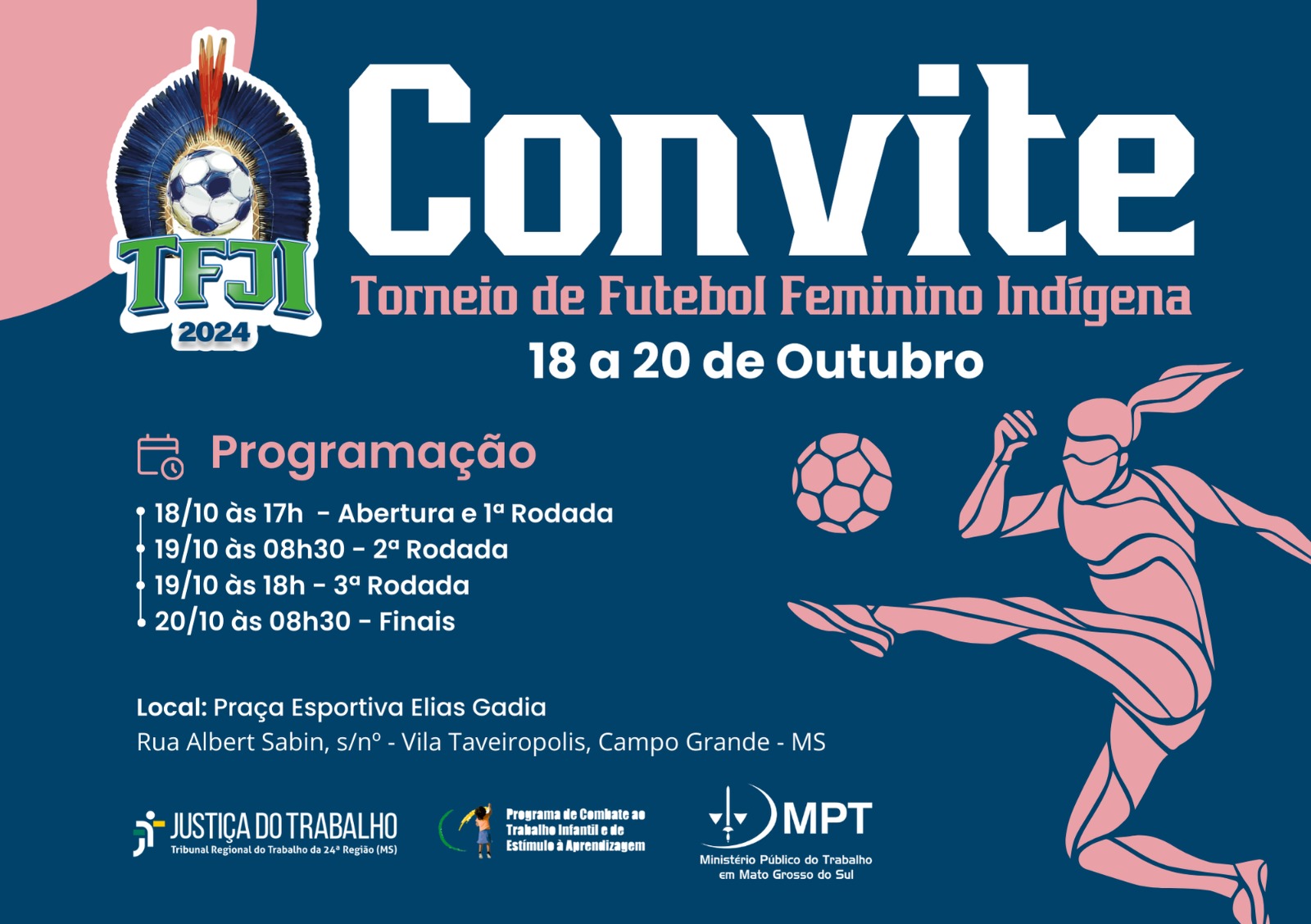 Justiça do Trabalho promoverá 1º Torneio de Futebol Feminino Indígena