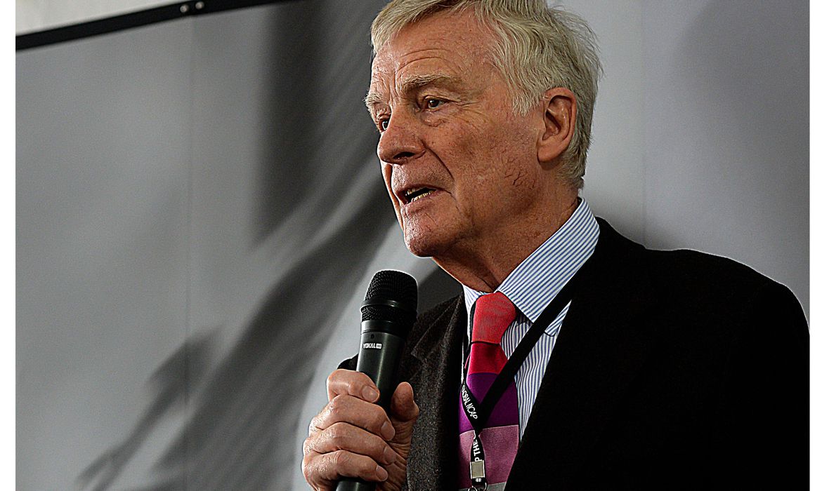 Brasília - O ministro das Cidades, Gilberto Kassab e Max Mosley, participam da campanha “Stop the Crash”, da Global NCAP (Elza Fiuza/Agência Brasil)