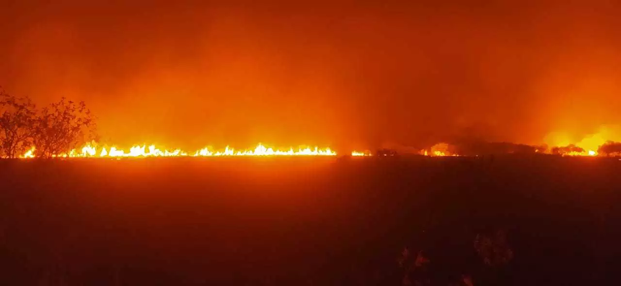 Avanço do incêndio no Pantanal prejudica o combate aéreo