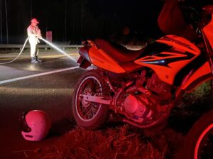 Motociclista morre na BR- 267 após ser ultrapassado por carreta