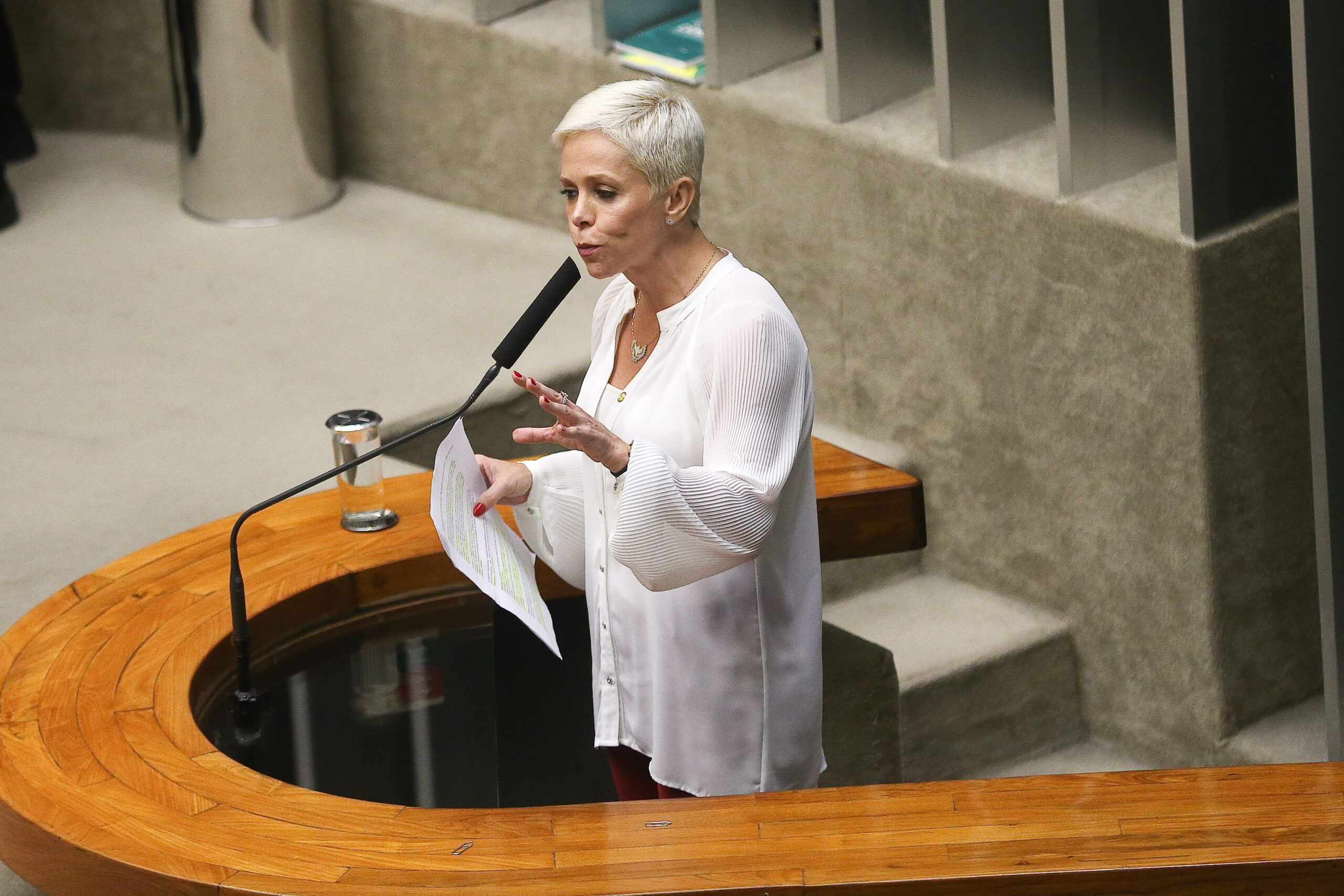 ***ARQUIVO***BRASÍLIA, DF, 13.07.2016 - A ex-deputada federal Cristiane Brasil, filha do também ex-deputado Roberto Jefferson.