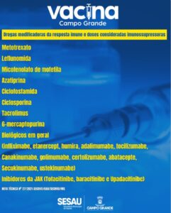 imunossuprimidos lista medicamentos droga