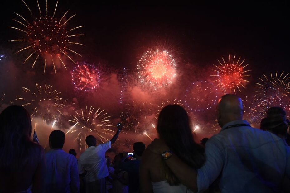 Queima de fogos na praia de Copacabana, Réveillon Rio 2019