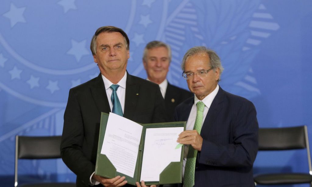 Jair Bolsonaro e Paulo Guedes - Foto: Wilson Dias/ Agência Brasil
