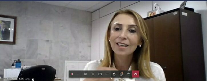 A secretária nacional da Família do MMFDH, Angela Gandra, formalizou a parceria com os gestores municipais durante solenidade virtual, nesta segunda-feira.
Foto: Divulgação