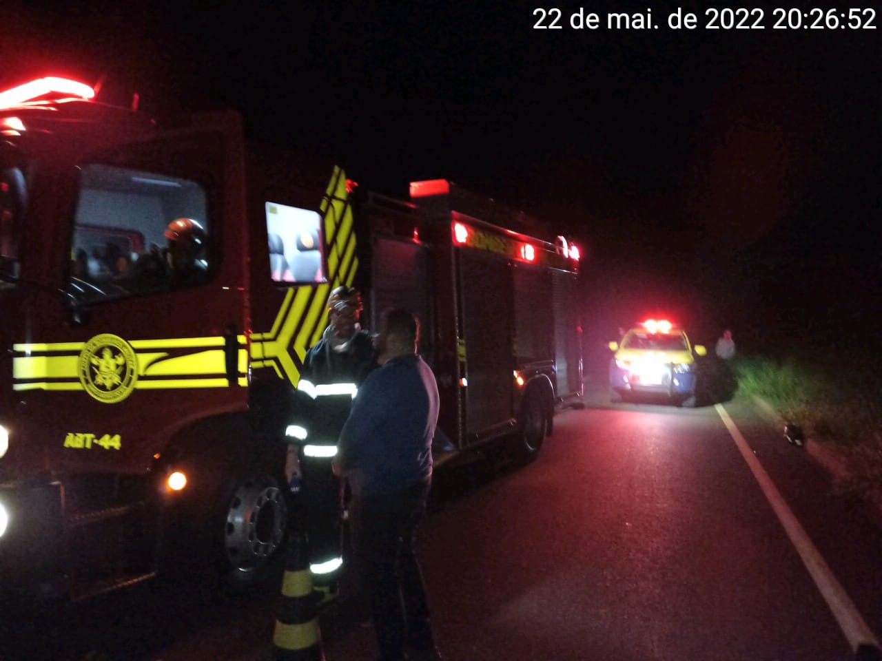 Corpos ficaram dilacerados, segundo Corpo de Bombeiros