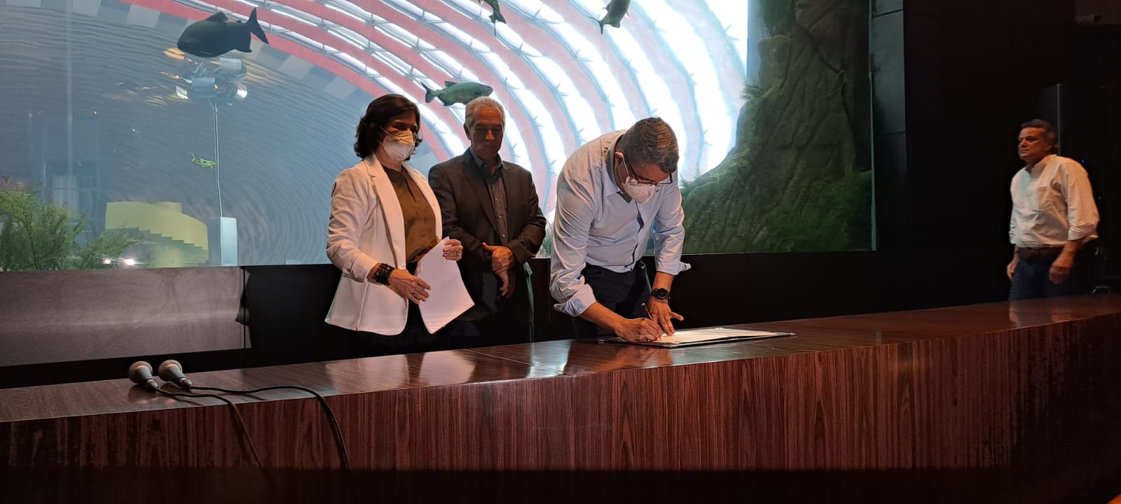 Convênio foi assinado pelo Governo de MS, Fiocruz e Fundect Foto: Willian Leite