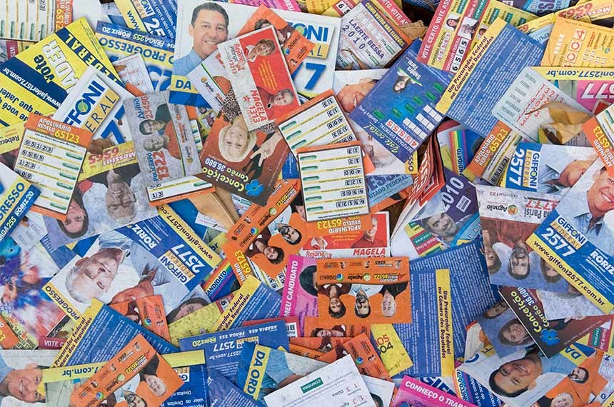 Folhetos devem ser editados sob a responsabilidade do partido polític

Fonte: Agência Senado