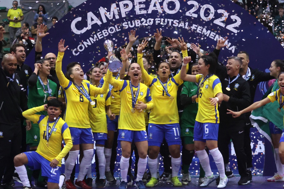 Brasil é campeão da CONMEBOL Sub20 Futsal Feminino