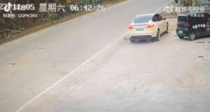 acidente carro tesla sem controle china