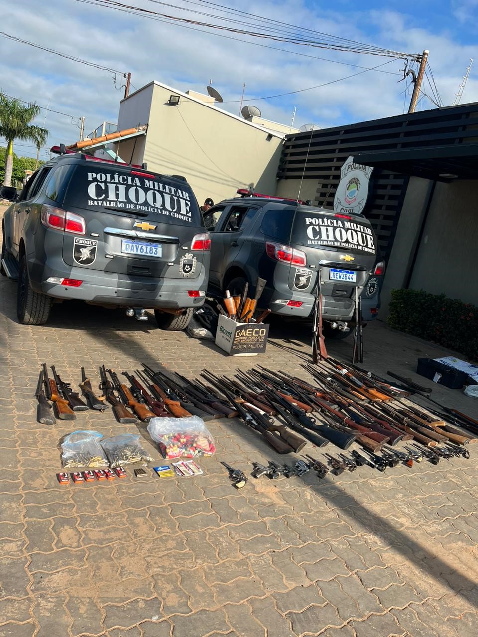 Divulgação/ GAECO e Batalhão de Choque