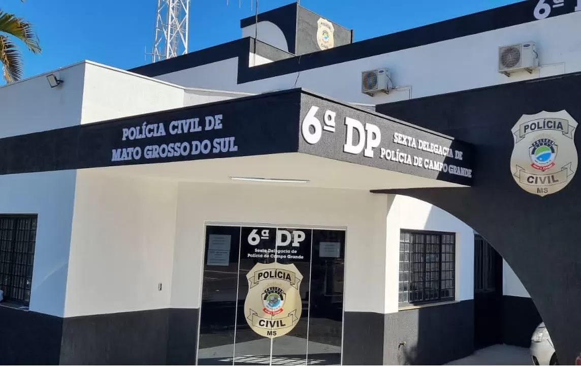 6ª Delegacia de Polícia de Campo Grande investiga o caso
Foto: reprodução Adepol MS
