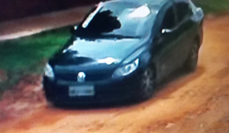 Veículo usado para cometer o crime 
Foto: reprodução