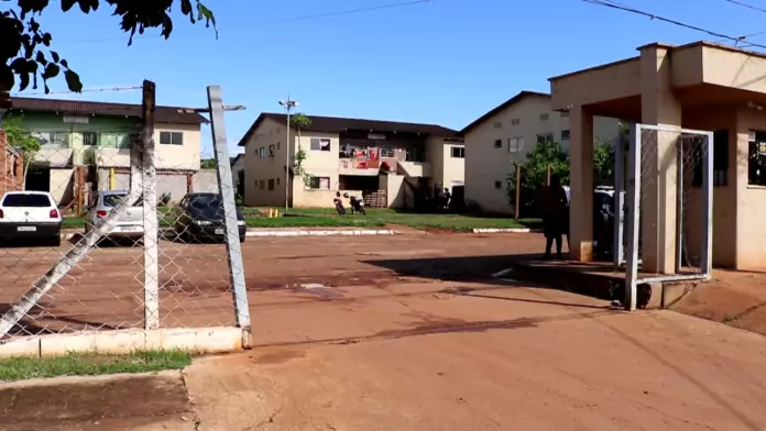 Condomínio onde a criança foi encontrada morta 
Foto: reprodução Rádio Caçula