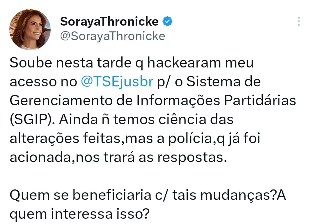 soraya denuncia hakers