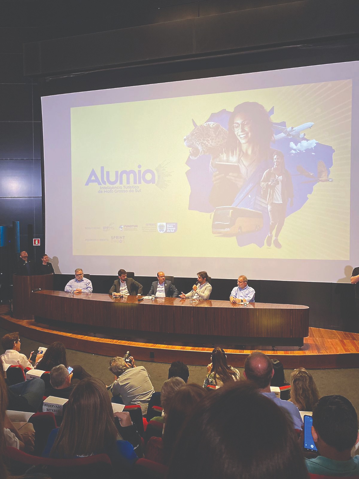 Foto: Lançamento ocorreu
ontem (26), no
Bioparque Pantanal e contou com autoridades