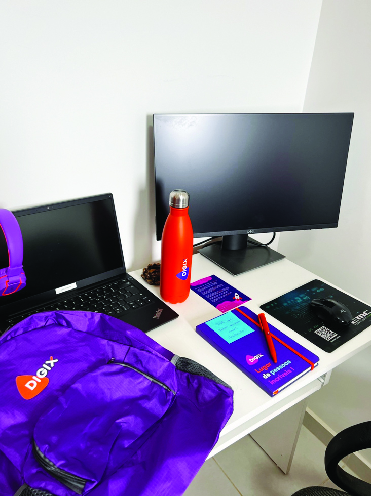 Foto: Empresa
Digix fornece
equipamentos para
o home office / Divulgação