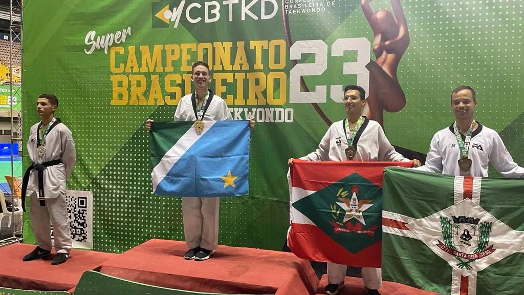 Foto: Luiz Felipe Aquino garante o ouro e é classificado para o Grand Slam/Divulgação/FTkdMS