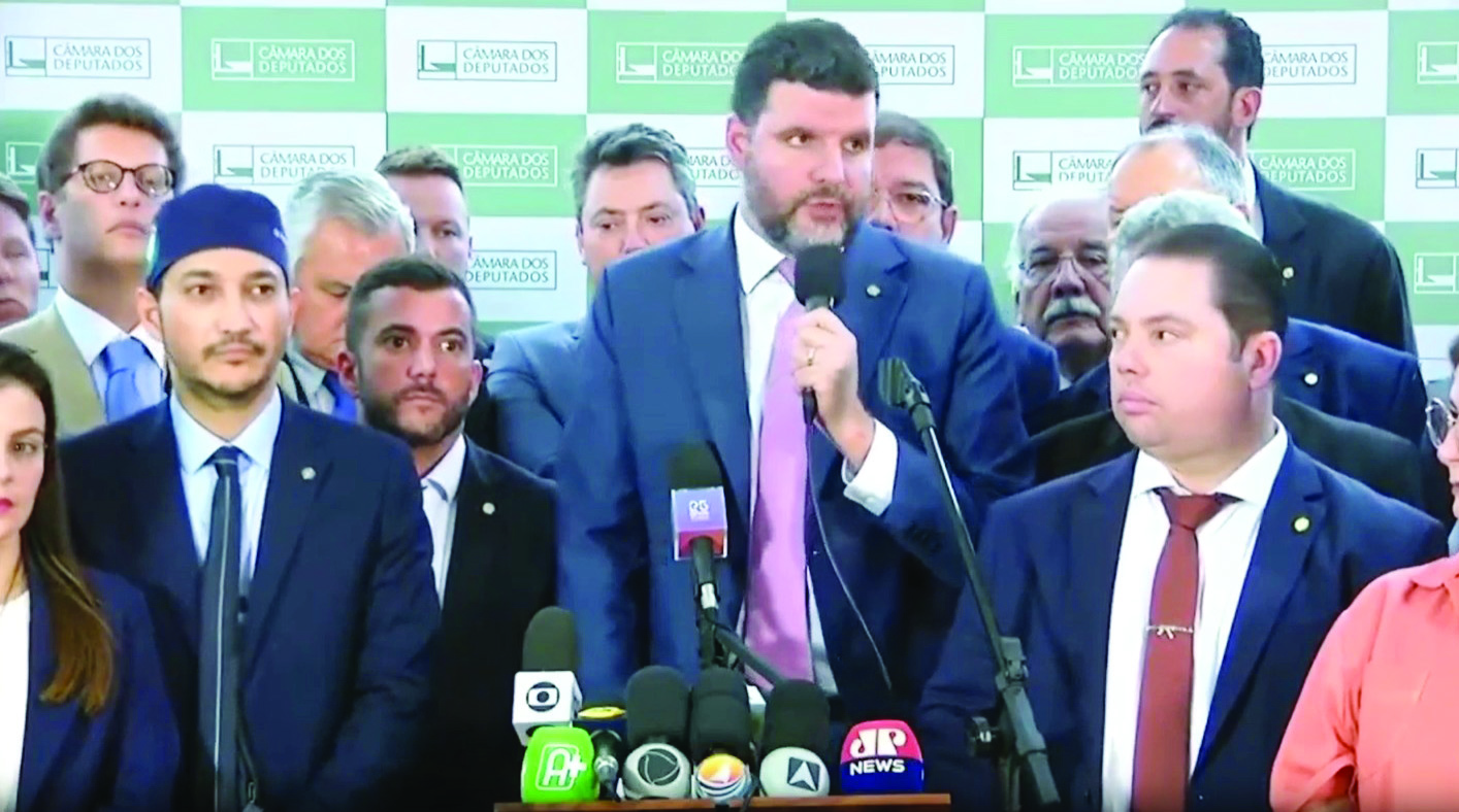 Foto: Presidente da FPA,
deputado Pedro Lupion,
e à direira o deputado
Rodolfo Nogueira, do PL/Reprodução/Instagram