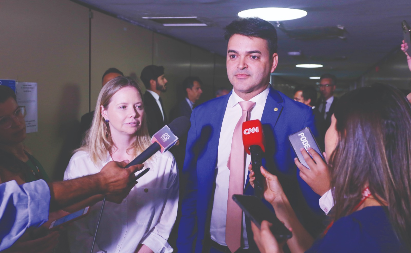 Foto: Debate sobre o texto da
proposição a ser apresentado
pelo grupo. Dep. Dani Cunha
(União-RJ). Dep. Rubens
Pereira Júnior (PT-MA)/Vinicius Loures/Câmara dos Deputados