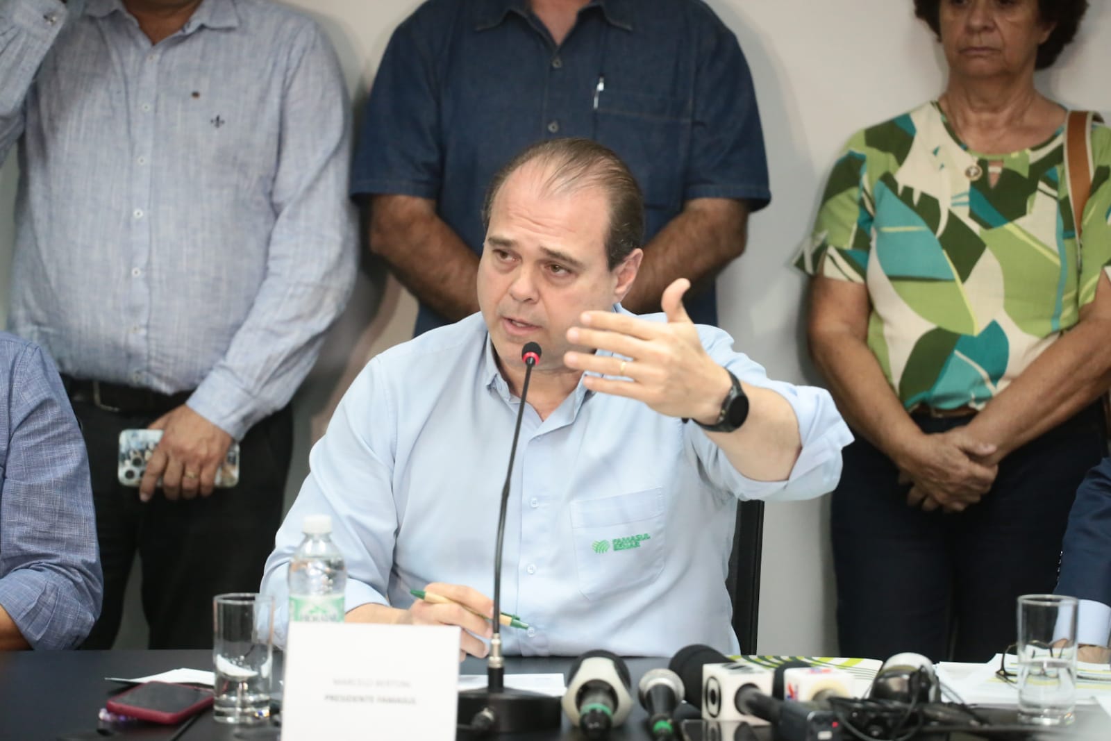 O Presidente do Sistema Famasul, Marcelo Bertoni. Fotos: Marcos Maluf