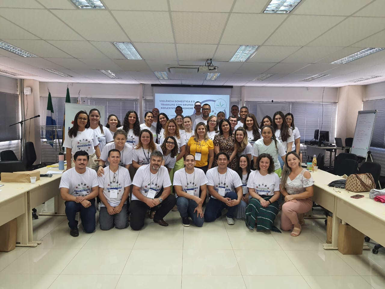 Facilitadores recebem treinmento para enfretamento da violência doméstica