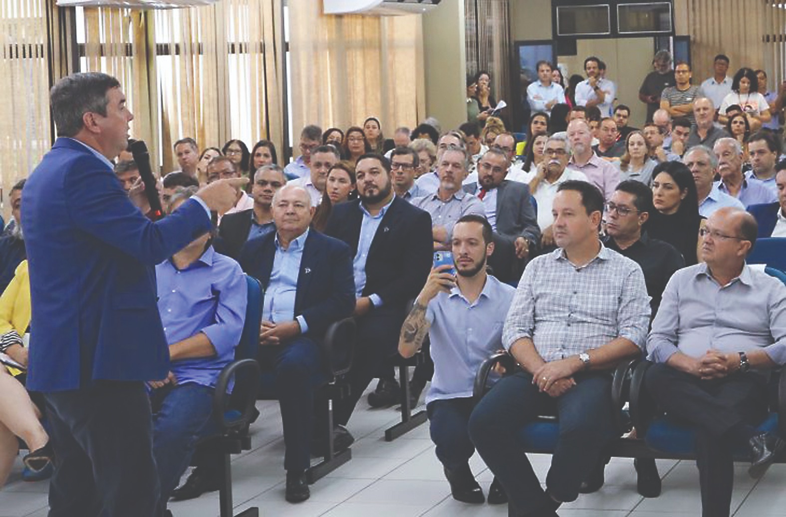 Foto: Governador Eduardo Riedel
apresenta ação que prevê qualificar trabalhadores/Saul Schramm