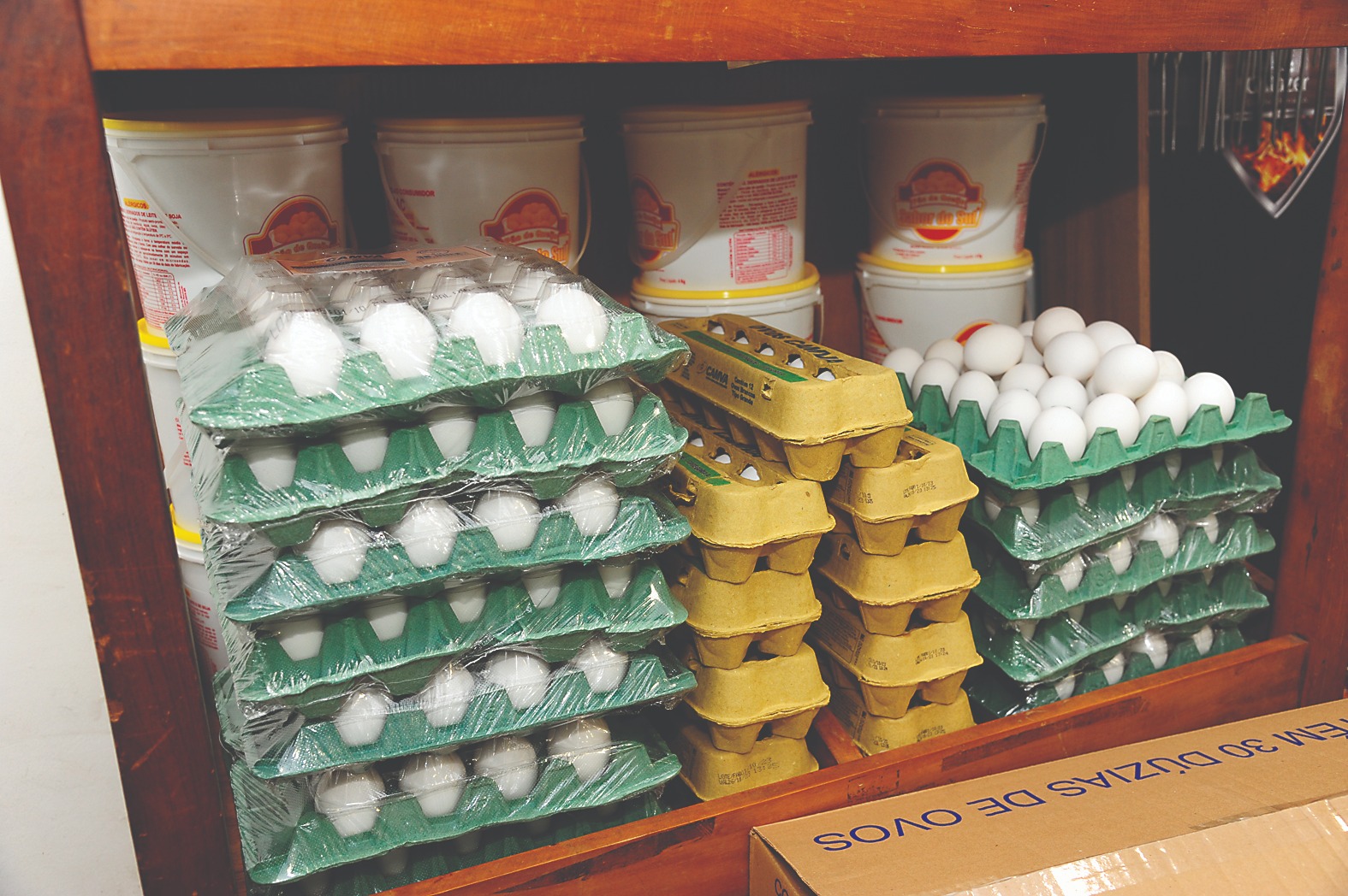 Foto: Ovos estão com
preço mais em conta
nos supermercados/Nilson Figueiredo