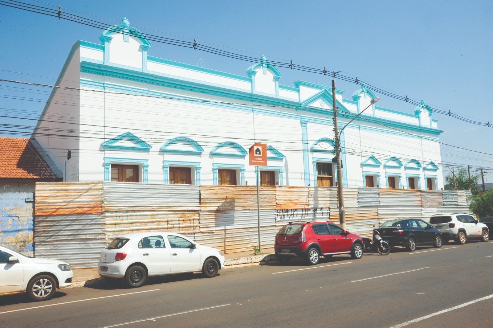 Foto: Estrutura foi mantida
durante o passar do
tempo e apenas pintura
foi modificada/Nilson Figueiredo