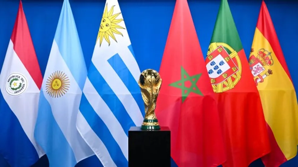 Copa do Mundo de 2030 terá sede tripla em Portugal, Espanha e Marrocos, mas também com jogos na América do Sul — Foto: Divulgação/Fifa