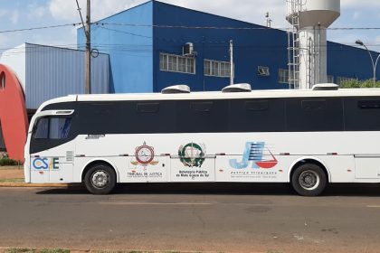 Ônibus da Justiça Itinerante estará em Selvíria na quinta-feira (19) Foto: Reprodução/Prefeitura de Três Lagoas