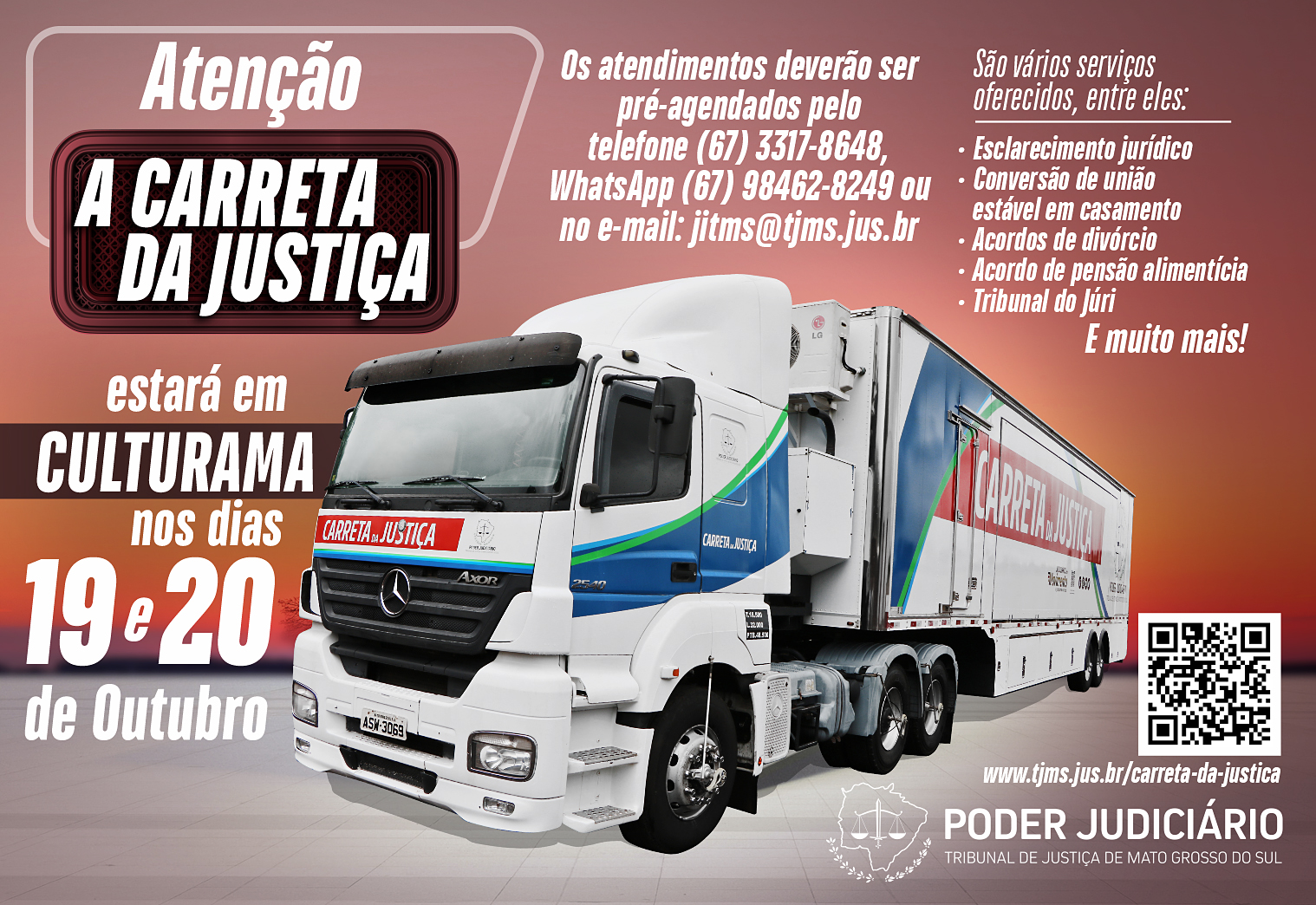 Carreta atenderá população carente