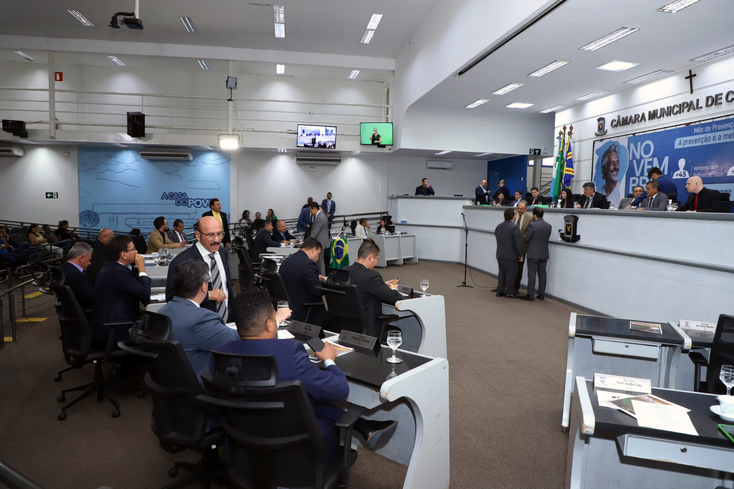 Vereadorestêm sessão movimentada nesta quinta-feira