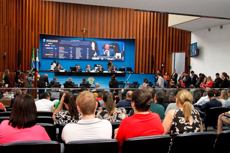 A sessão tem início às 9h e pode ser acompanhada presencialmente ou através dos canais de comunicação da Casa de Leis.|Foto: Wagner Guimarães/ALEMS