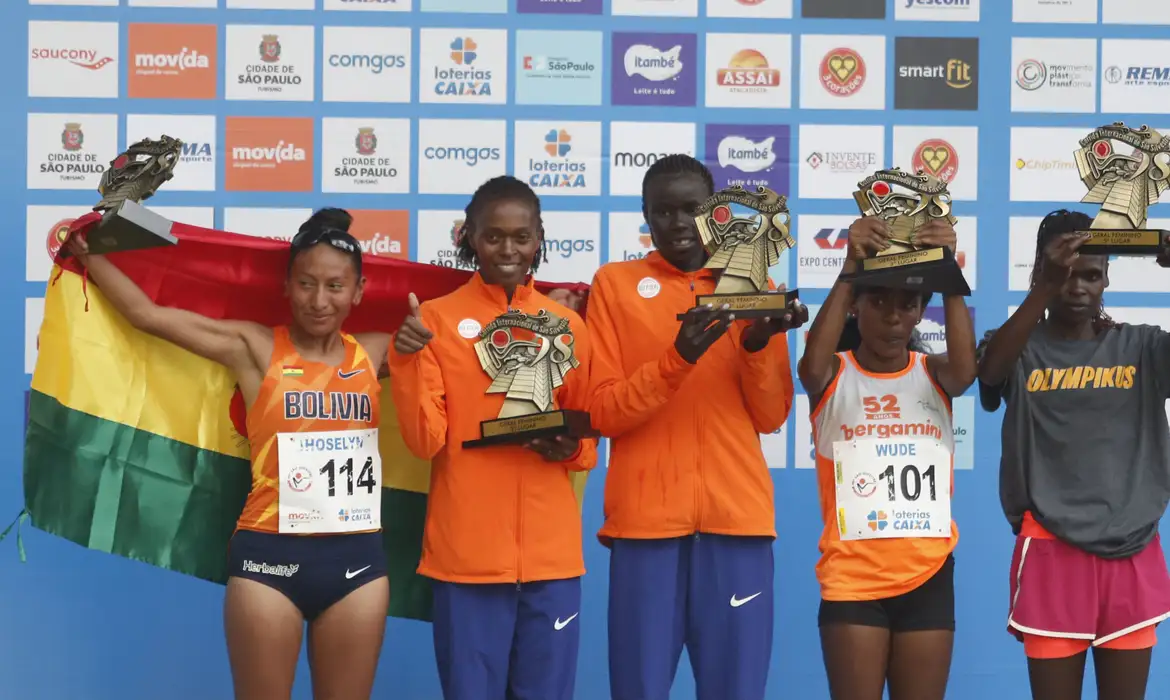 Melhor brasileira na prova, Felismina Vedohali chegou em sexto.|Foto: Paulo Pinto/Agência Brasil