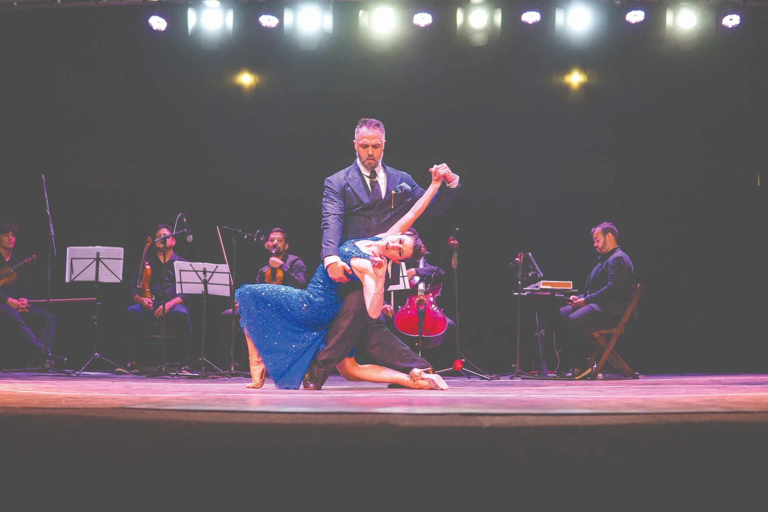 Foto: Festival
 Espetáculo Caminhos do
Tango foi apresentado na
abertura do evento, no
Armazém Cultura/Foto: Luan Saraiva/Divulgação