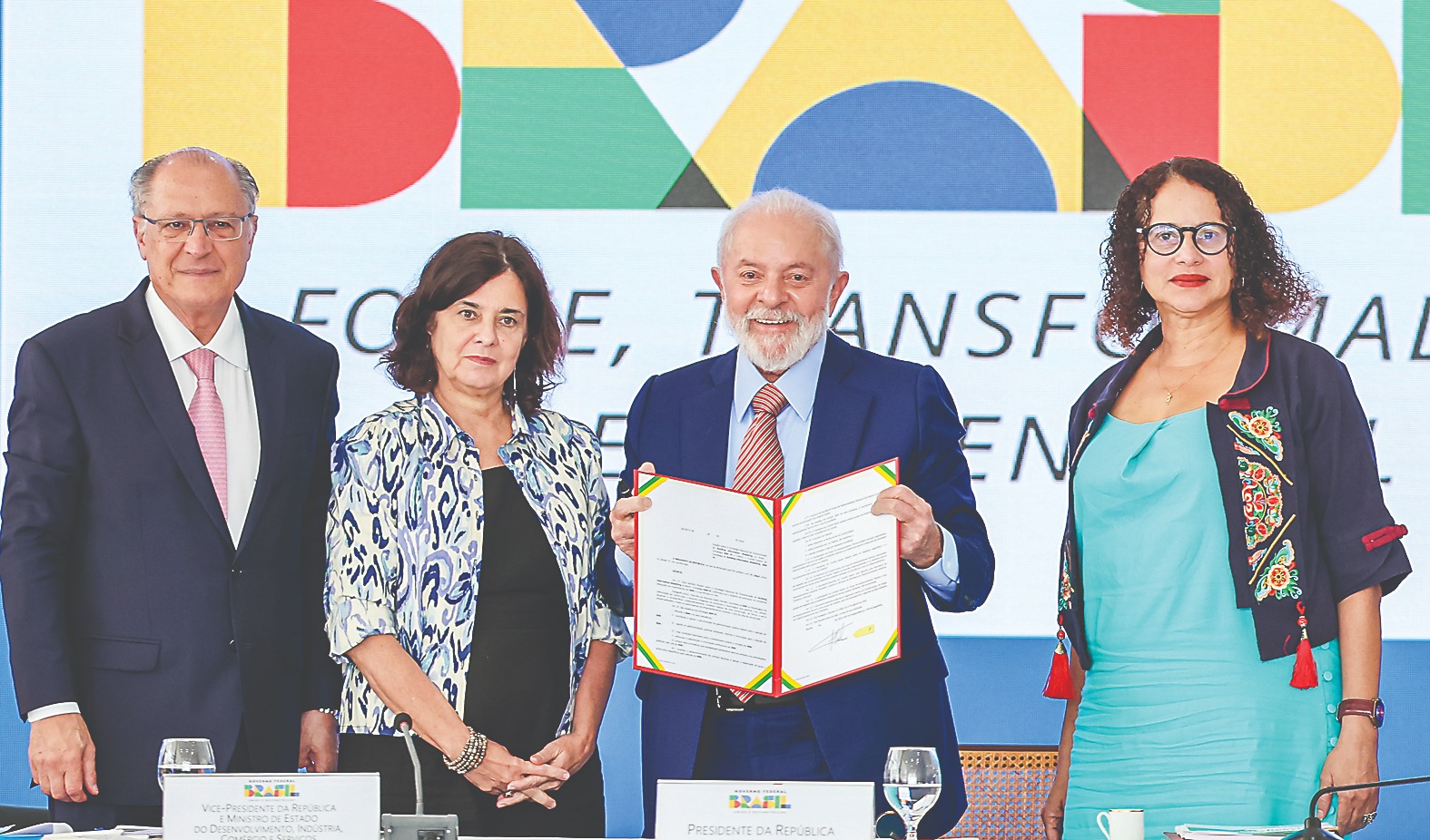 Foto: Programa sobre a Nova
Indústria do Brasil foi
lançado pelo Presidente Lula
e o vice Geraldo Alckmin/Ricardo Stckert/PR