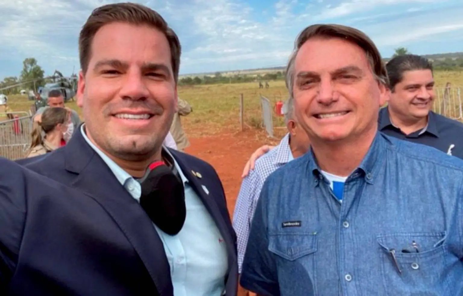 Capitão Contar e Jair Bolsonaro - Foto: Reprodução