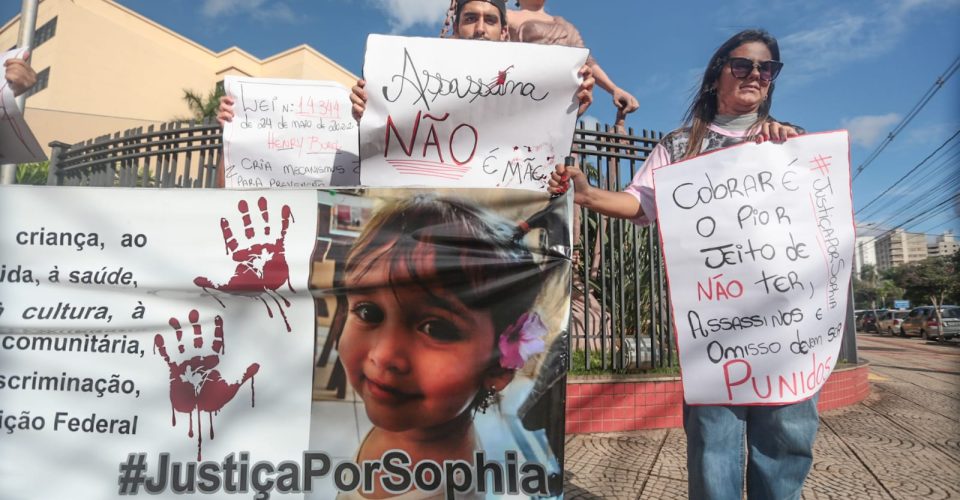 Caso Sophia será julgado em 6, 7 e 8 de novembro