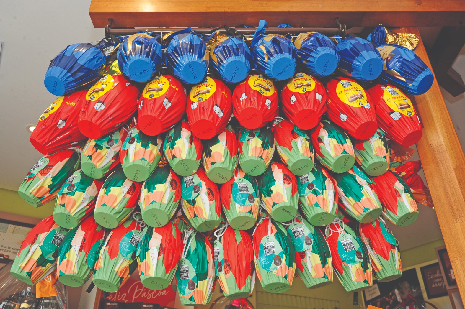 Lojas já estão com
estoques preparados
para as vendas do
período de páscoa ( Fotos: Nilson Figueiredo)