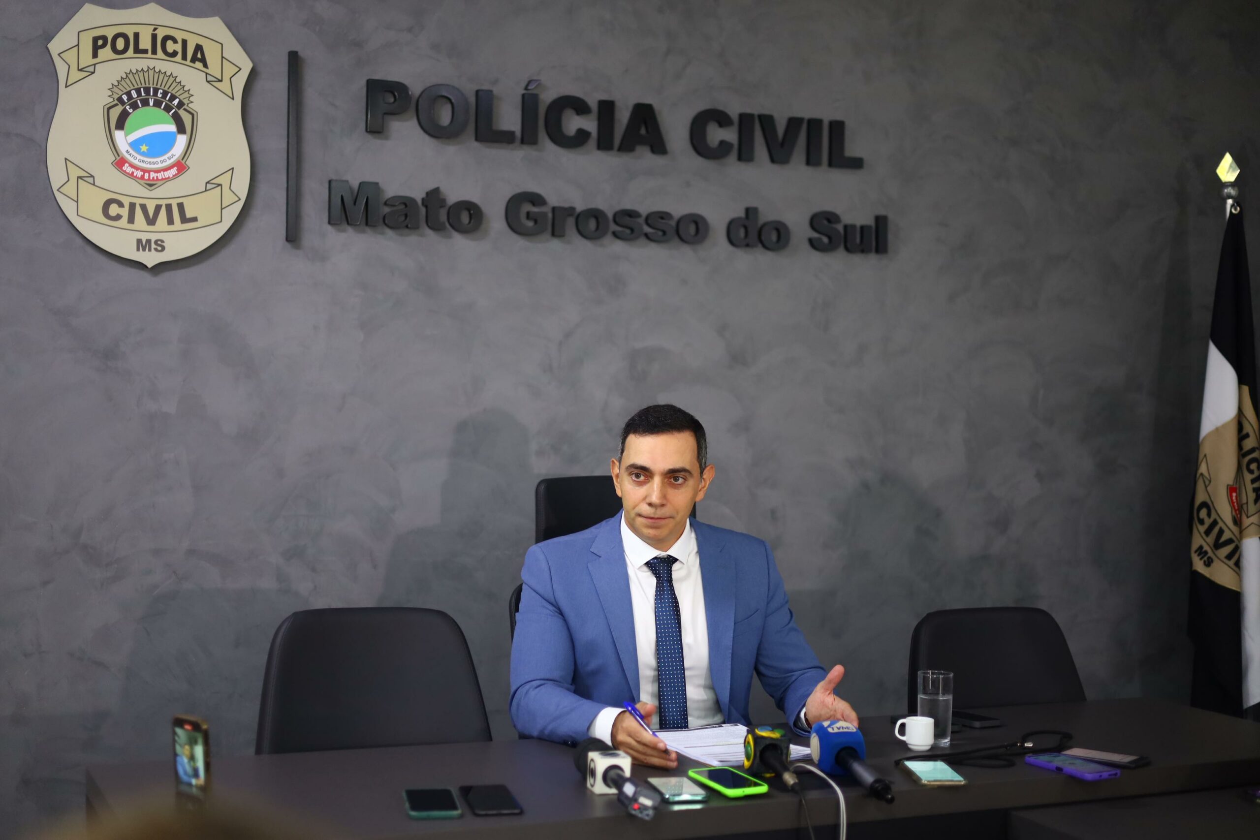 Delegado-Geral da Polícia Civil de Mato Grosso do Sul, Roberto Gurgel (Foto: PCMS)