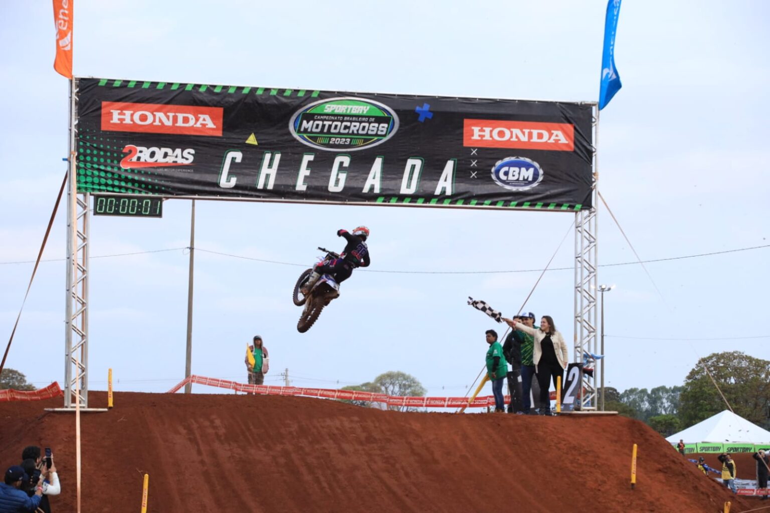etapa do Campeonato Brasileiro de Motocross ( Foto: PREFCG)