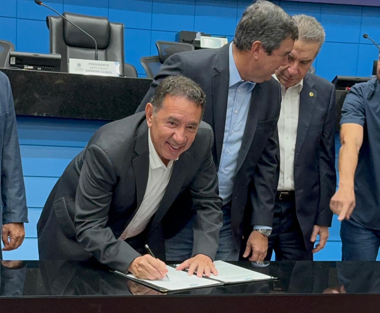 Presidente da Casa de Leis, deputado Gerson Claro. Foto: ALEMS