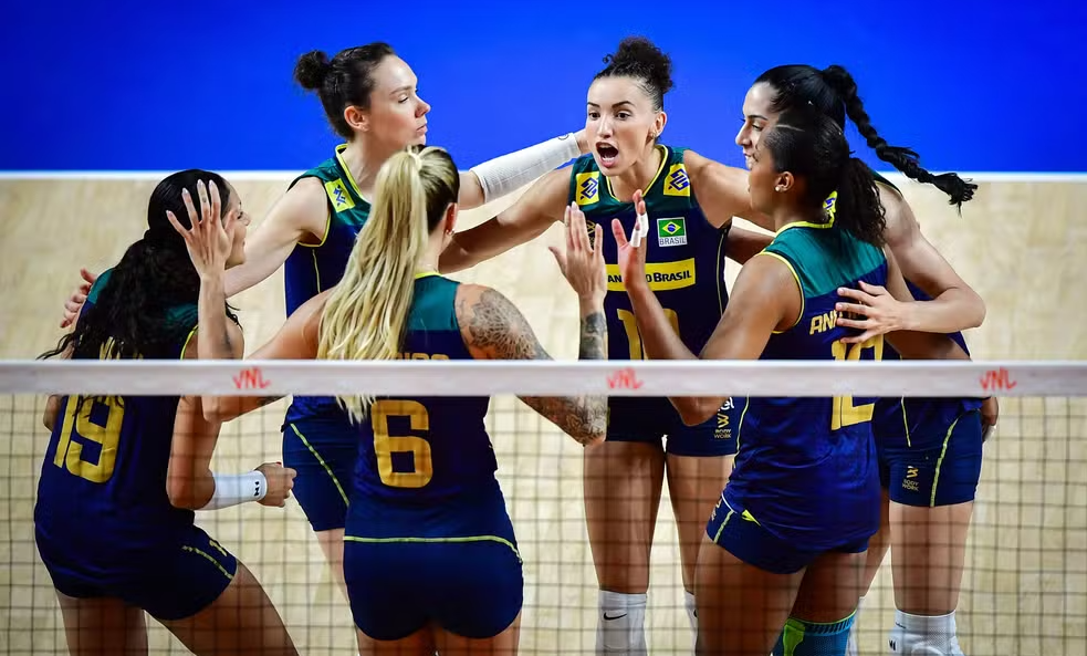Brasil vence a Bulgária pela Liga das Nações Feminina - Foto: Volleyball World