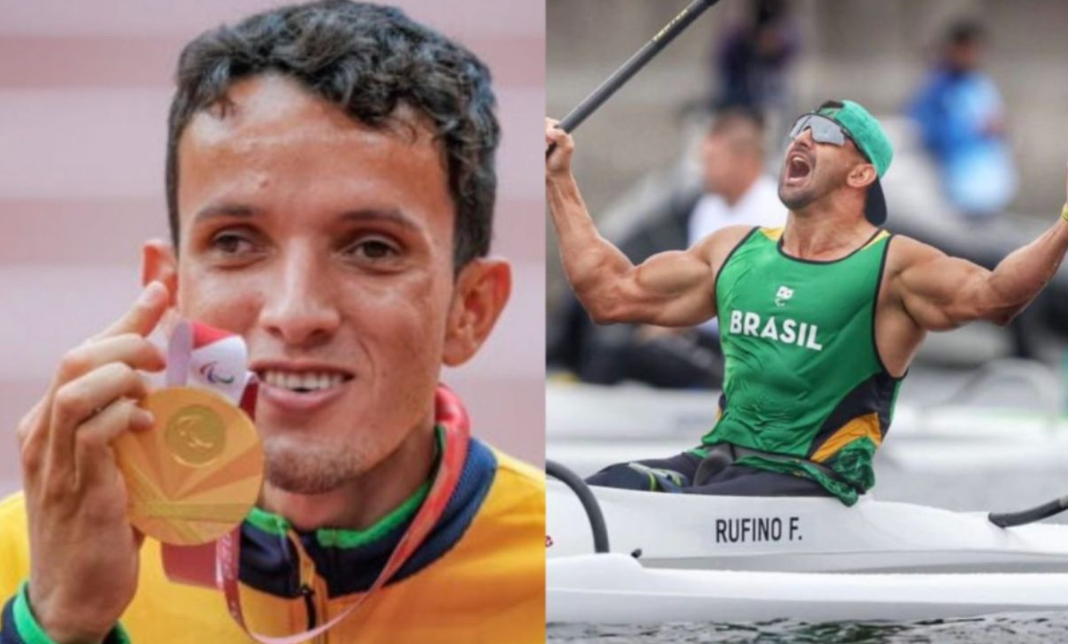 Yeltsin Jacques e Fernando Rufino, paratletas de MS - Foto: Reprodução