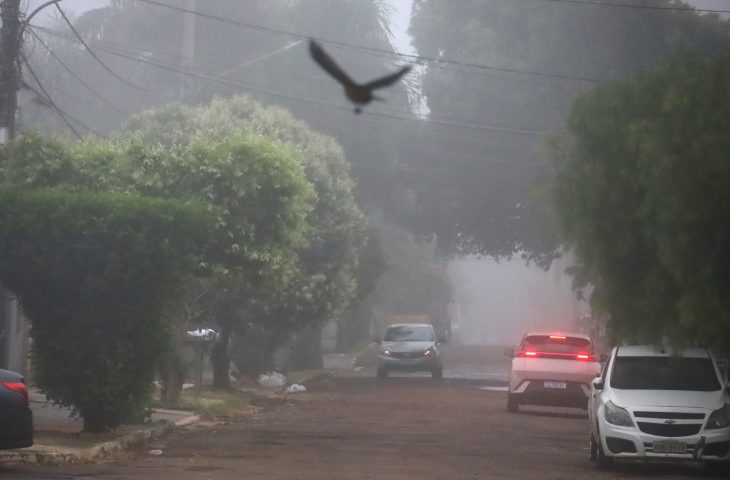 Chuva e intensa frente fria marcam esta sexta-feira em MS