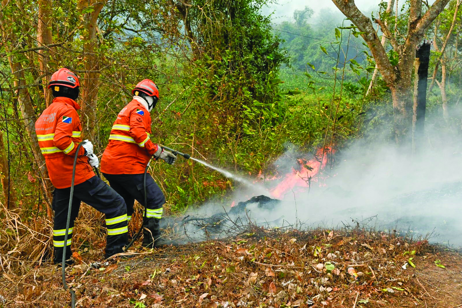 Medida foi proposta
diante da necessidade
de reforço das equipes
de combate ao fogo ( Foto: Bruno Rezende )