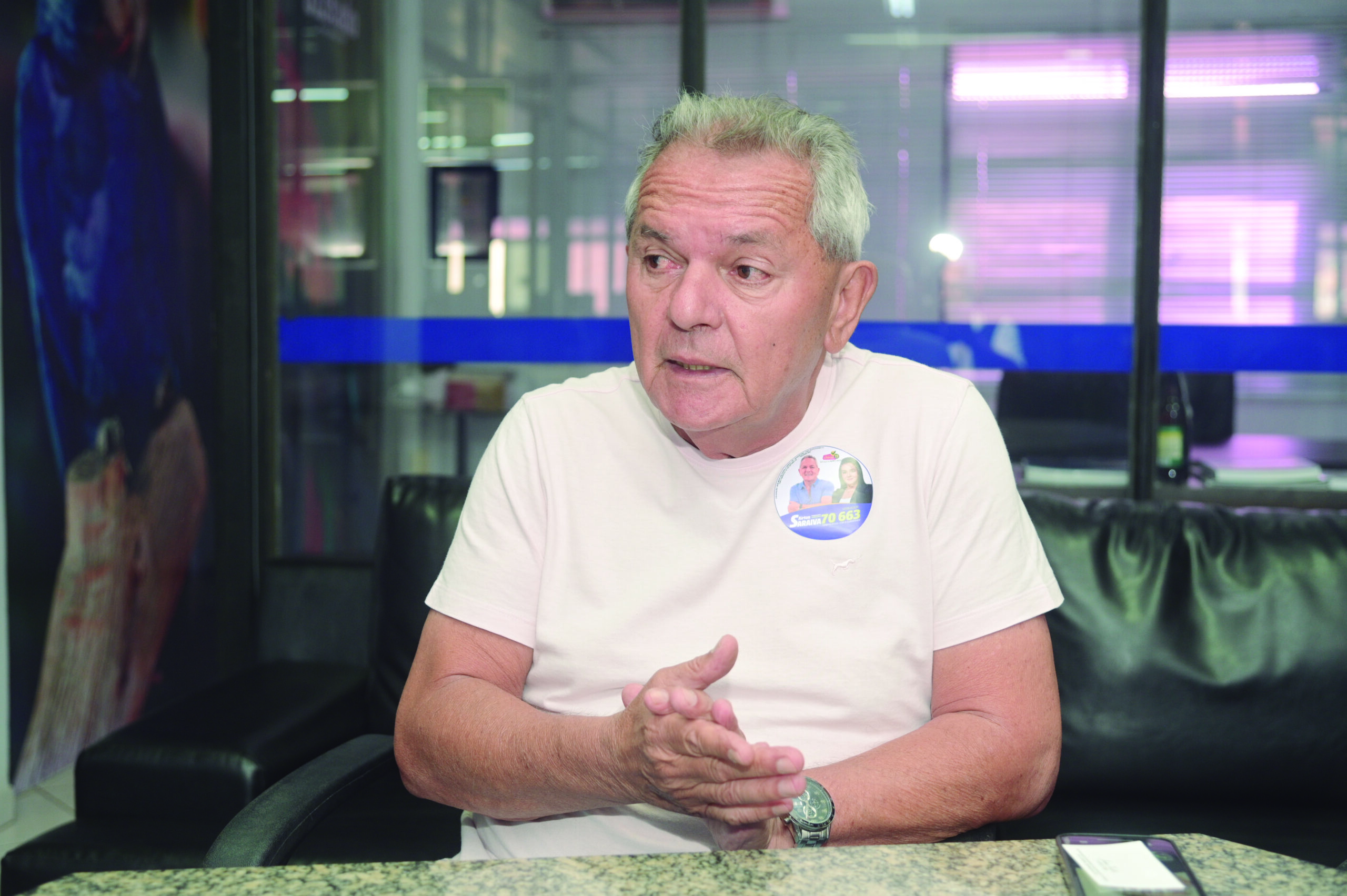 Airton Saraiva busca uma vaga na Câmara Municipal de Campo Grande - Foto: Nilson Figueiredo